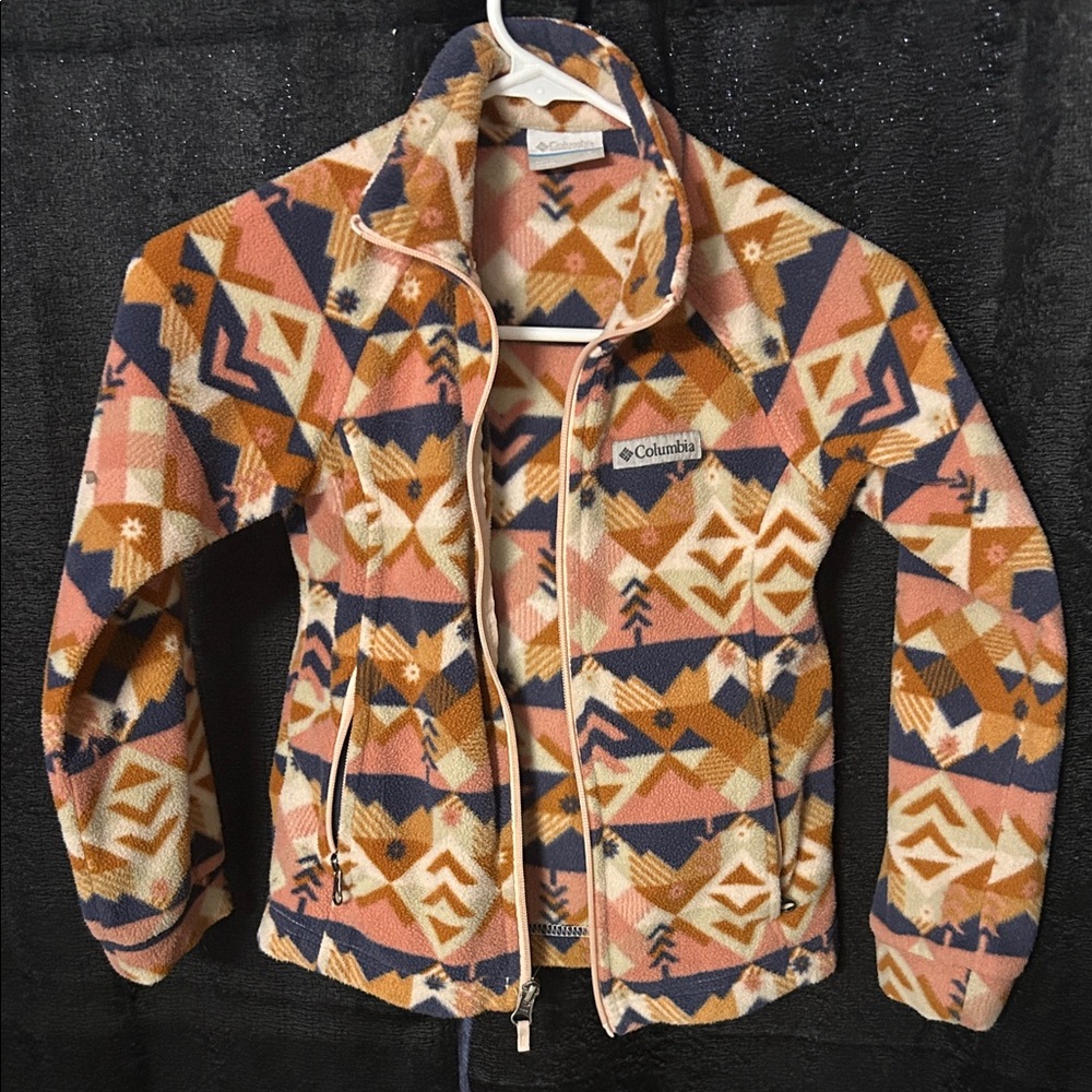 Fleece zip up jacket